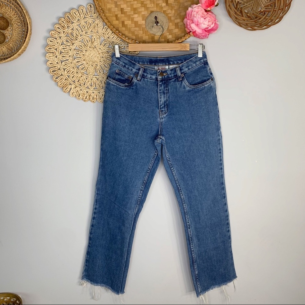 Bill‎ Blass |Vintage High Waisted Cotton Mom Jeans